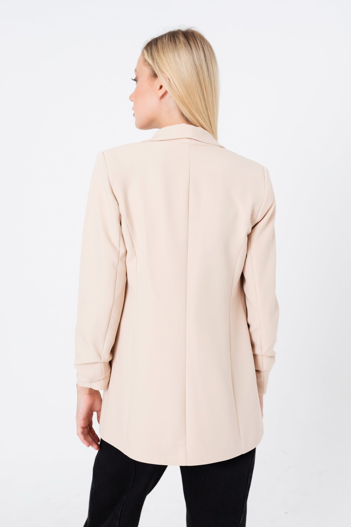Kadın Bej Blazer Ceket