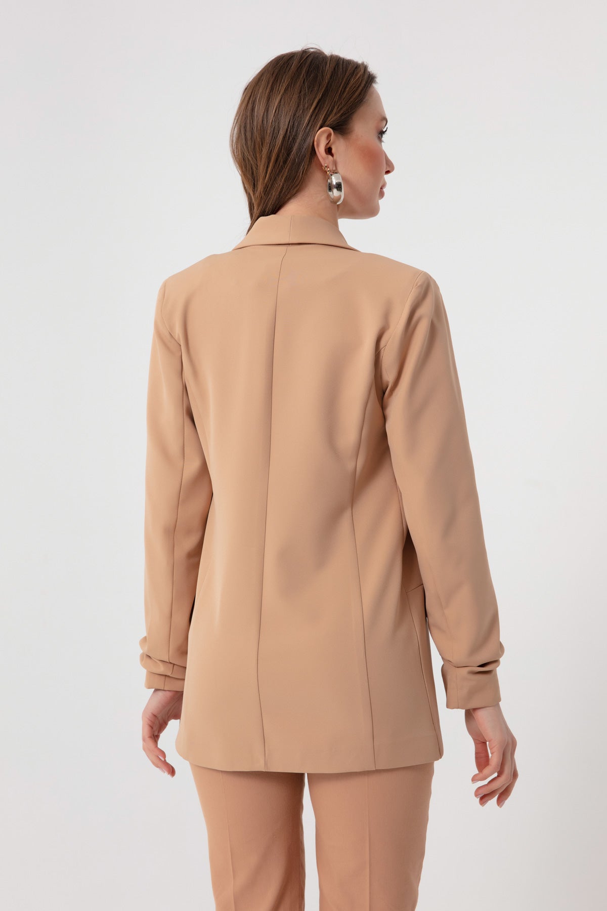 Kadın Vizon Blazer Ceket